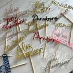 Pack 12 Topos de Bolo Parabéns/Feliz Aniversário - Image 6