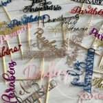 Pack 12 Topos de Bolo Parabéns/Feliz Aniversário - Image 3