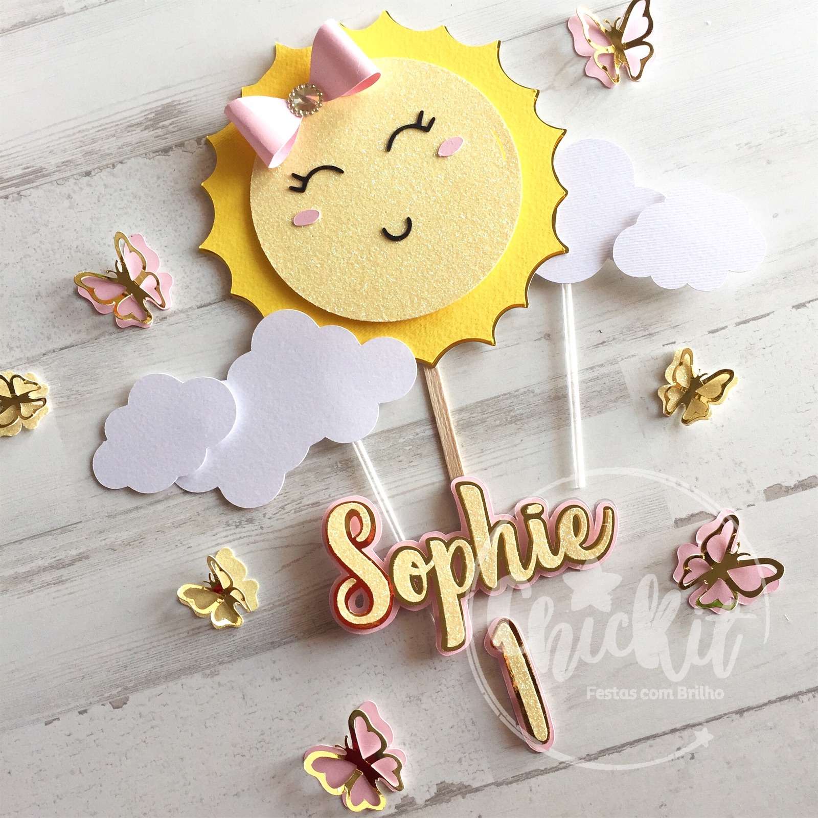 Topo de Bolo Sol Topo de Bolo Sol