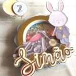 Topo de Bolo Coelhinho Motard