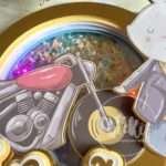 Topo de Bolo Coelhinho Motard