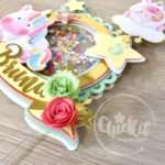 Topo de Bolo Unicórnio