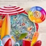 Topo de bolo Pool Party