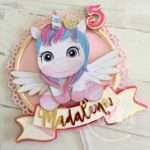 Topo de Bolo Unicórnio