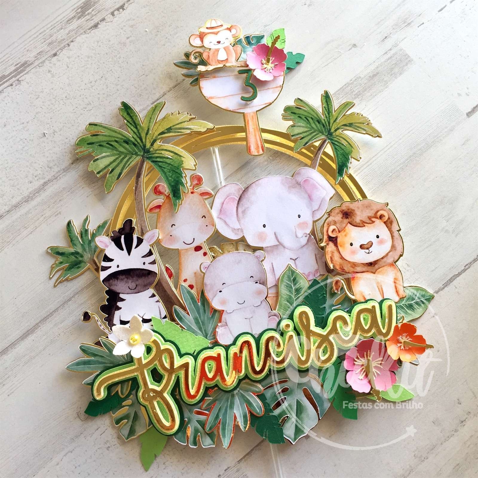 Topo de Bolo Selva Topo de Bolo Selva