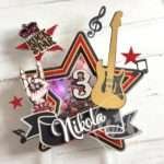 Topo de Bolo Rock & Roll