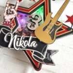 Topo de Bolo Rock & Roll