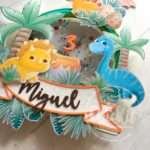 Topo de Bolo Dinossauros Baby