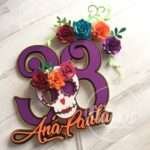 Topo de Bolo Dia dos Mortos