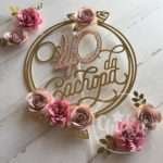 Topo Redondo com Flores