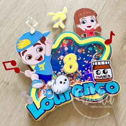 Topo de Bolo Lucas Neto