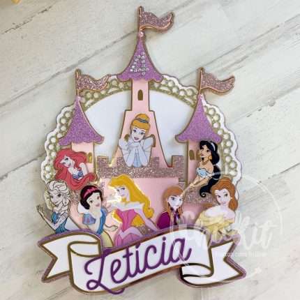 Topo de Bolo Princesas