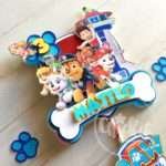 Topo de Bolo Patrulha Pata