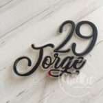 Topo de Bolo Nome e Idade