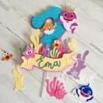 Topo de Bolo Baby Shark