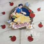 Topo de Bolo Branca de Neve