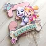 Topo de Bolo Patrulha Pata