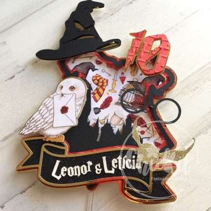 Topo de Bolo Harry Potter