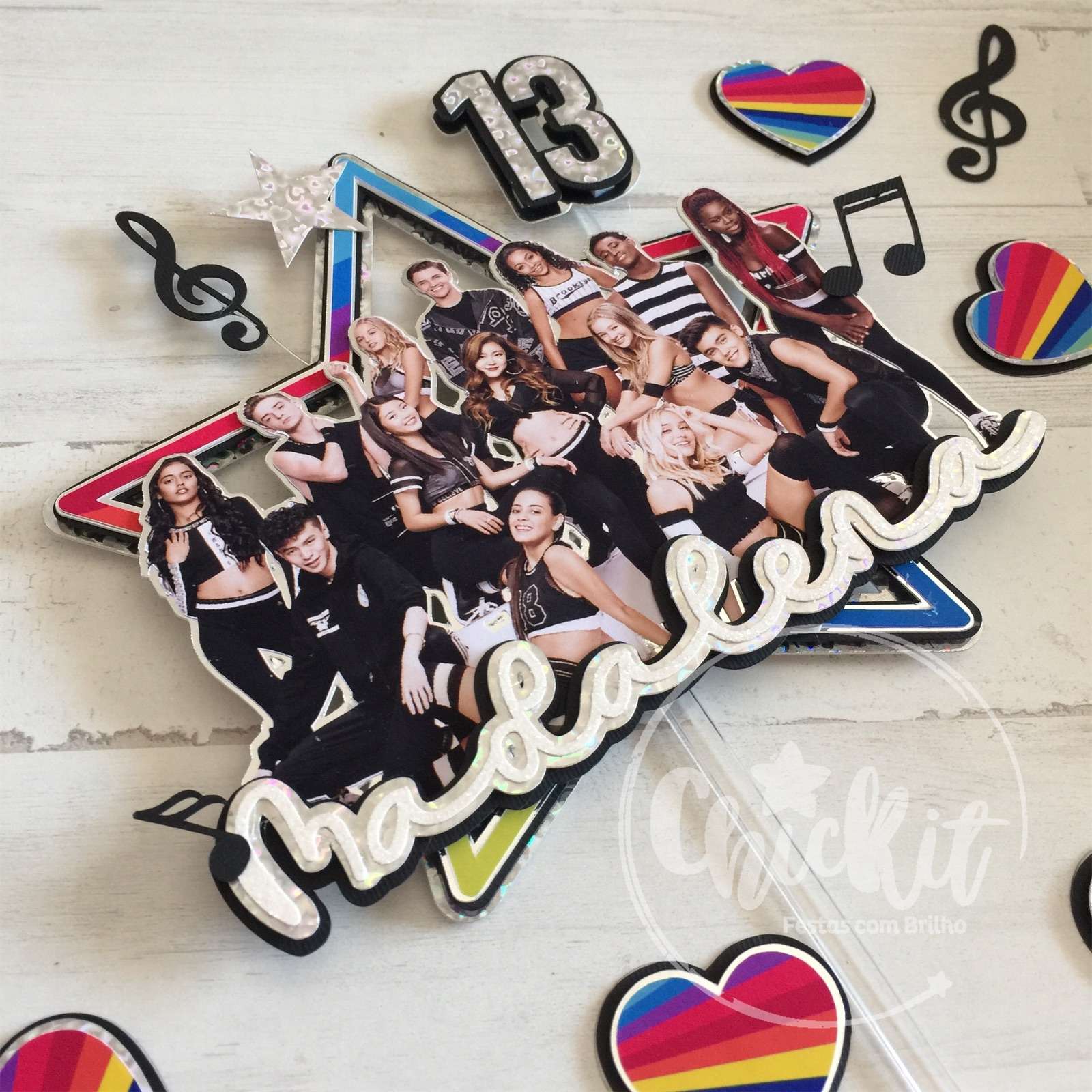 Topo de Bolo Now United Topo de Bolo Now United