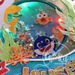 Topo de Bolo Baby Shark com Luz Led - Image 2