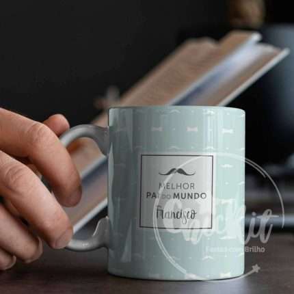 Caneca Melhor Pai do Mundo Personalizável