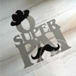 Pack 6 Topos de Bolo O Super Pai - Image 4