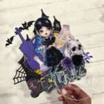 Topo de Bolo Wednesday Adams