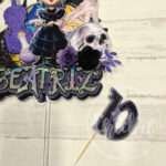 Topo de Bolo Wednesday Adams - Image 3