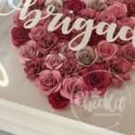 Quadro Coração Flores de Papel 20x25cm - Image 6