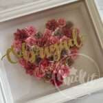 Quadro Coração Flores de Papel 20x25cm - Image 9