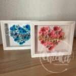 Quadro Coração Flores de Papel 20x25cm - Image 2