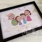 Quadro Família Personalizado Simples 21x30cm - Image 4