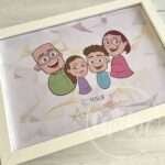 Quadro Família Personalizado Simples 21x30cm - Image 7