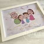 Quadro Família Personalizado Simples 21x30cm - Image 2