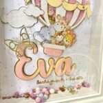 Quadro Nascimento Balão Animais