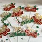 pack de 9 topos de natal