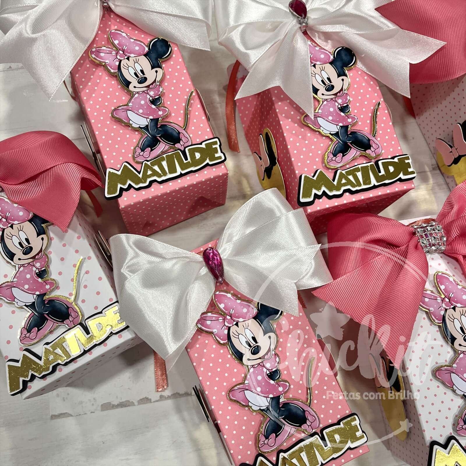 Caixas Minnie Caixas Minnie