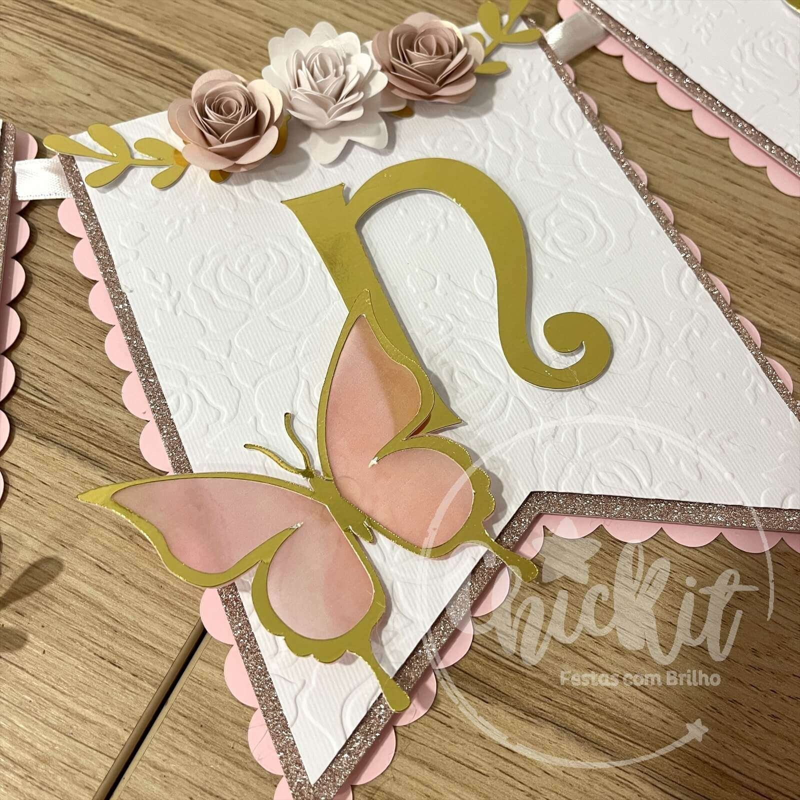 grinalda parabéns com flores 3 grinalda parabéns com flores