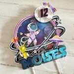 Topo de bolo Shaker Astronauta