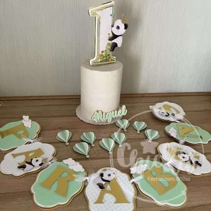 kit 1o aniversario - panda