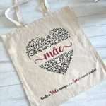Tote Bag Coração Mãe 37x45cm - Image 3
