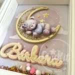 Quadro Nome Bebé 20x25cm Ursinho e Lua - Image 7