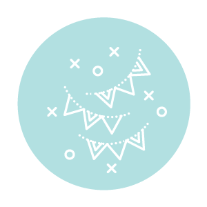 ìcon grinaldas de parede