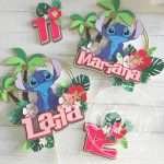Topo de Bolo Stitch Personalizado - Image 2