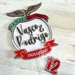 Topo de Bolo Benfica Personalizado - Image 6