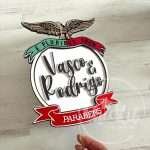 Topo de Bolo Benfica Personalizado - Image 4