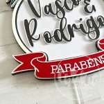 Topo de Bolo Benfica Personalizado - Image 5