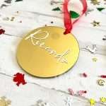Decoração de Natal Personalizada Acrílico Espelhado 7.5cm (unidade) - Image 11