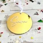 Decoração de Natal Personalizada Acrílico Espelhado 7.5cm (unidade) - Image 10