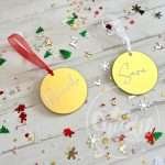 Decoração de Natal Personalizada Acrílico Espelhado 7.5cm (unidade) - Image 9